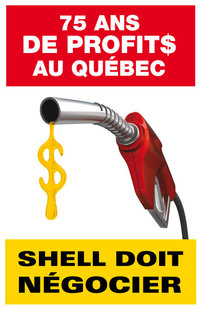 Cliquez ici pour t�l�charger un tract diffus� par le syndicat SCEP et la FTQ pour d�noncer la fermeture par Shell de sa raffinerie de Montr�al ...